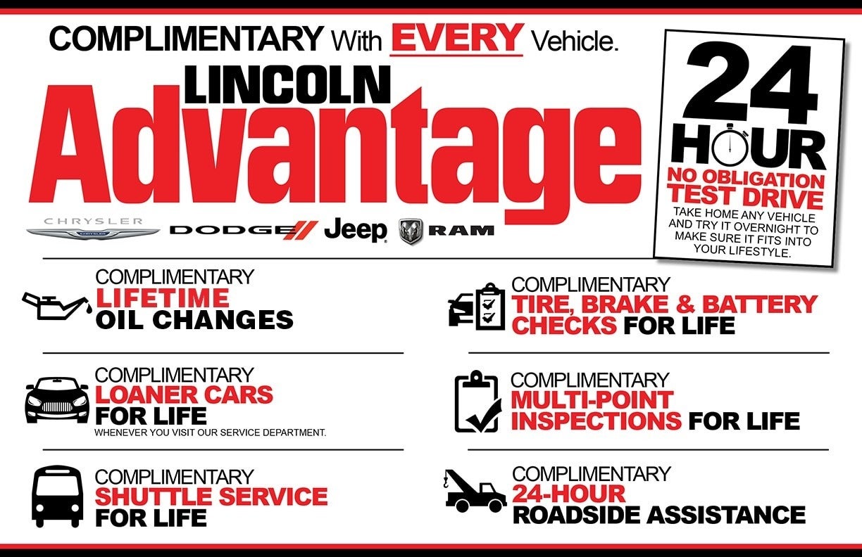 Lincoln CDJR Advantage banner