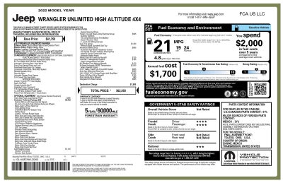 2022 Jeep Wrangler Unlimited High Altitude