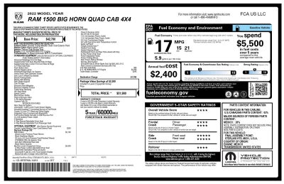 2022 RAM 1500 Big Horn