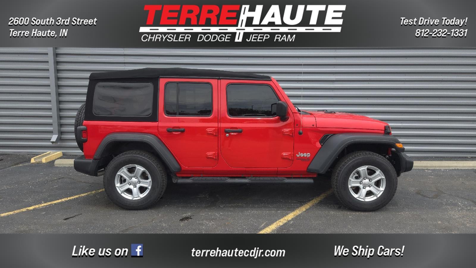 2019 Jeep Wrangler Unlimited Sport S